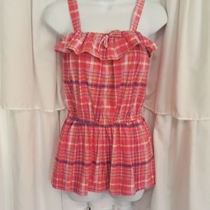 Plaid Romper